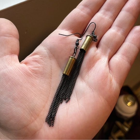 Handmade .22 Shell Earrings - Picture 5 of 7